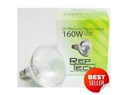 Reptech Mercury vapor UV lamp  160 watt D120 incl.  0 0826 recupel