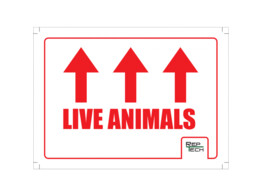 Reptech Transport sticker  Caution Venomous Reptiles